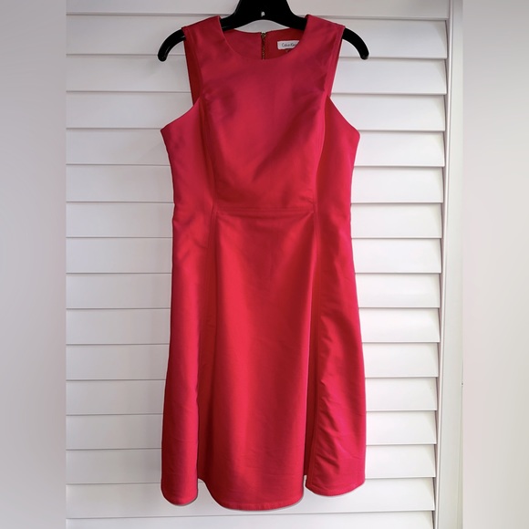 Calvin Klein Dresses & Skirts - Calvin Klein Pink/Coral sleeveless Dress